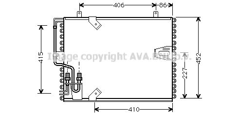 AVA QUALITY COOLING Lauhdutin, ilmastointilaite BW5153